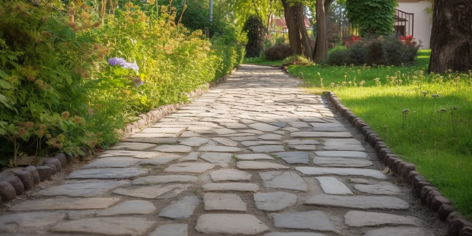 Jak układać kostkę brukową bez obrzeży?