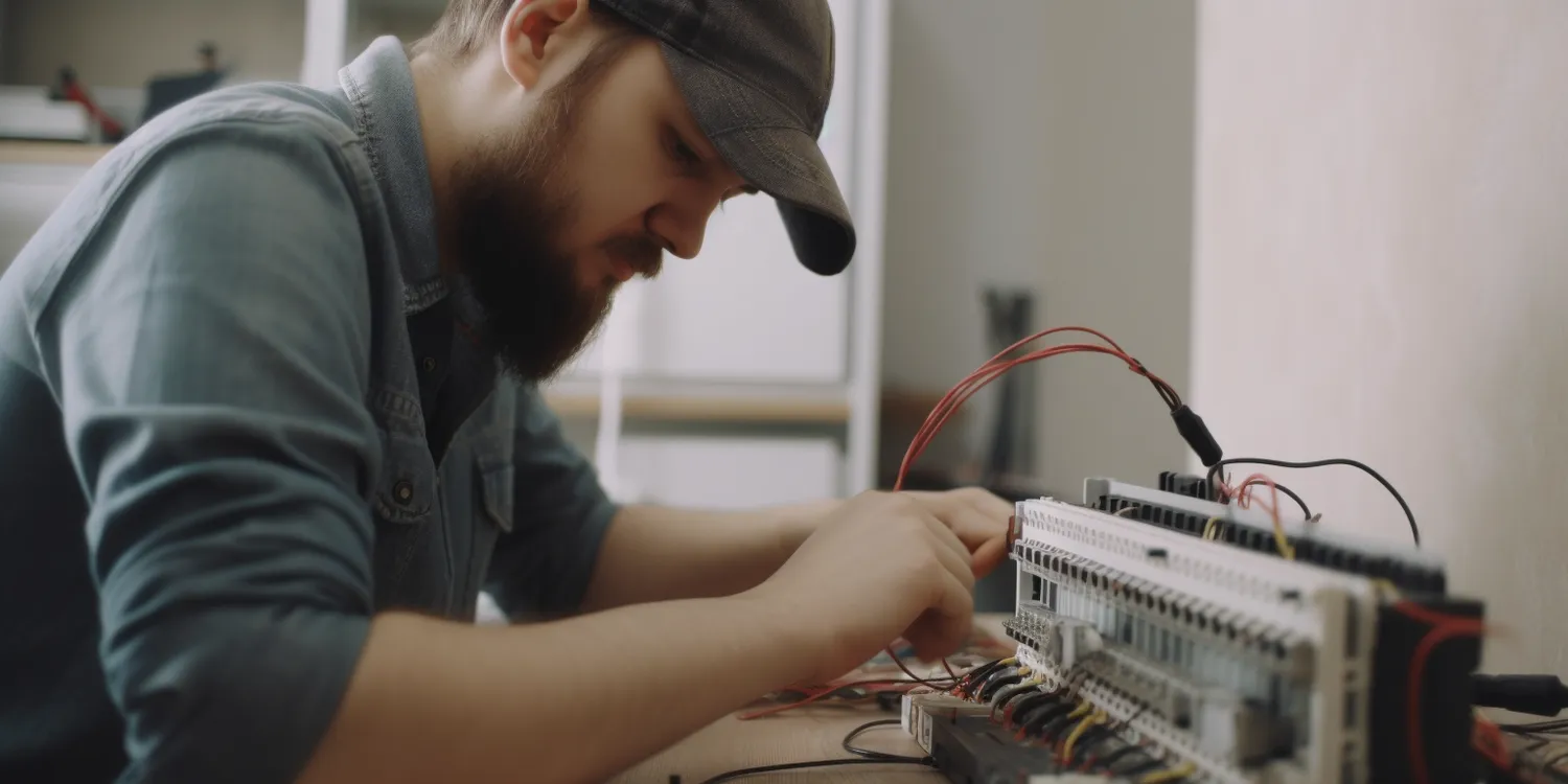 Co robi elektryk na scenie?